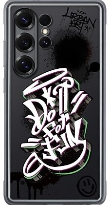 Capa Wallpaper Inteligente (Rugged) p/ Galaxy S25 Ultra (Preto) - SAMSUNG