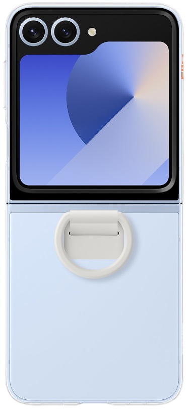 Capa Dobrável Galaxy Z Flip 6 c/ Anel (Transparente) - SAMSUNG