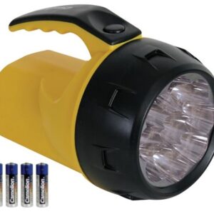 Lanterna 9 LEDs Potentes c/ 4 Pilhas Incluídas - PEREL EFL07