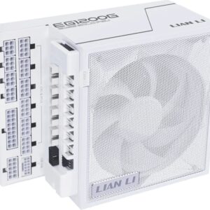 Fonte de Alimentação ATX Lian Li Edge 1200W ATX 3.1/PCIe 5.1 80 Plus Gold Full Modular Branca - LIAN
