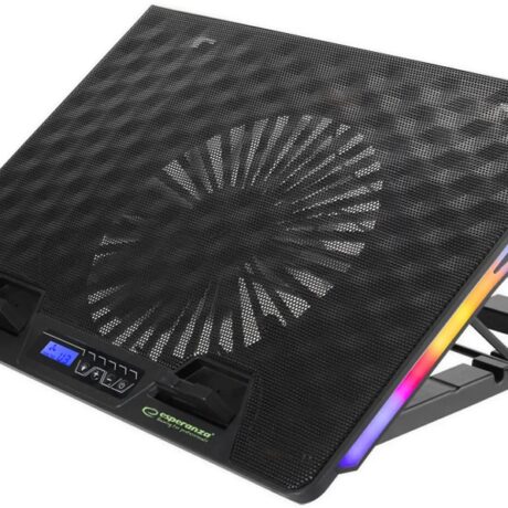 Base de Refrigeração RGB Alize EGC101 USB 800RPM (Preto) - ESPERANZA