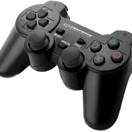 Comando p/ PC/Playstation 3 USB 2.0 (Preto) - ESPERANZA
