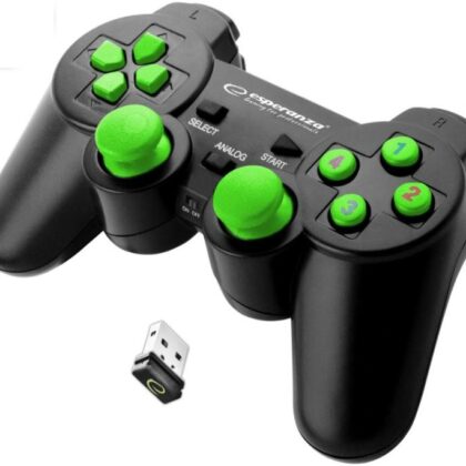 Comando USB2.0 s/ Fios Comp. PC e Playstation PS3 - ESPERANZA