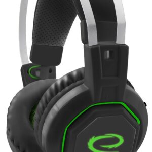 Auscultadores Headset GAMING 7.1 Surround (Preto/Verde) - ESPERANZA