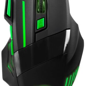 Rato Óptico 7D USB 7 Botões 2400DPI GAMES (WOLF GREEN) - ESPERANZA