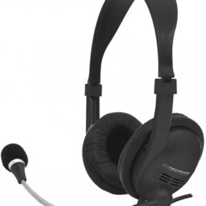 Auscultadores Headset EH115 c/ Micro (Preto) - ESPERANZA
