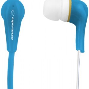Auriculares Lollipop c/ Fios Stereo (Azul/Branco) - ESPERANZA