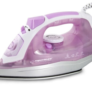 Ferro de Engomar a Vapor 2400W (Roxo/Branco) - ESPERANZA