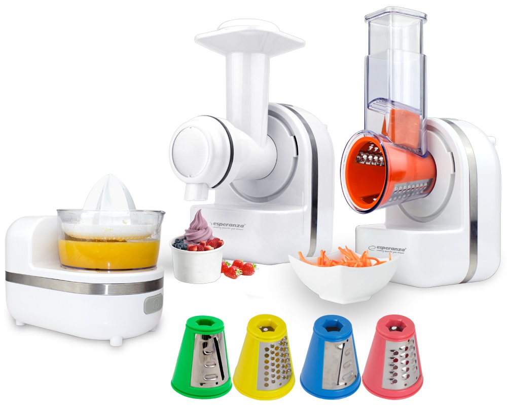 Robô de Cozinha / Trituradora de Alimentos com Acessórios 150W - ESPERANZA