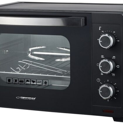 Mini Forno Elétrico NAPOLI 25L 1600W c/ Convecção e Espeto Rodízio - ESPERANZA