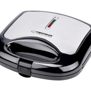 Sanduicheira ASIAGO 1000W (Preto/Inox) - ESPERANZA
