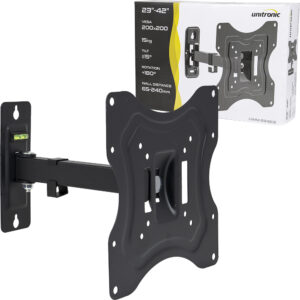 Suporte TV/LCD/LED/PLASMA 23 ~ 42 VESA200/200 15Kg (1 Braço) - UNITRONIC