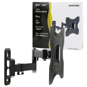 Suporte TV/LCD/LED/PLASMA 23 ~ 42 VESA200/200 15Kg (2 Bra?os) - UNITRONIC