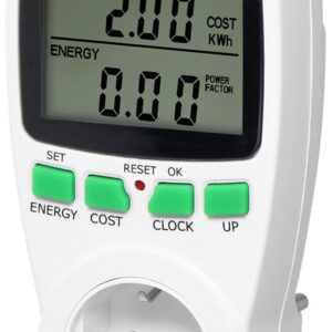 Medidor Digital de Custos de Energia Dupla Tarifa (3680W) - VIRONE