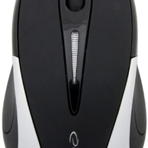 Rato Óptico USB SIRIUS 3D 1000DPI (Preto/Prateado) - ESPERANZA
