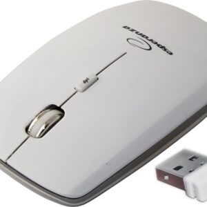 Rato Óptico 4D Ultra SLIM USB s/ Fios 1600DPI (SATURN WHITE) - ESPERANZA