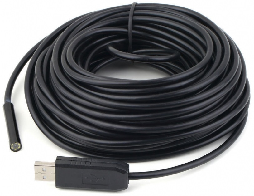 Camara de Inspecção Visual (Endoscopio) em Cabo USB Flexível (10 metros)