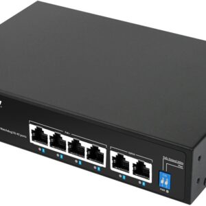 Switch PoE 10/100/1000Mbps (6 Portas) - ESPERANZA