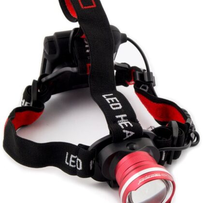 Lanterna de Cabeça Aluminio 1x LED CREE XPE ZOOM 200Lm - ESPERANZA