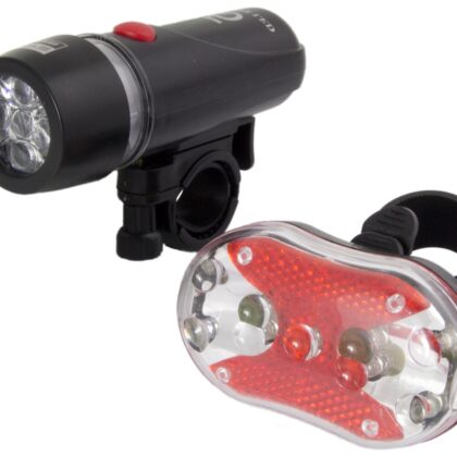 Pack Luzes LED p/ Bicicleta (Frente/Trás) ALPHECCA - ESPERANZA