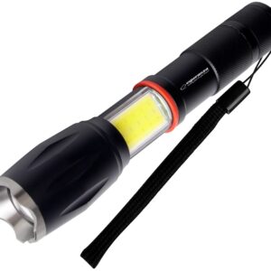 Lanterna de Mão LED Dione 3W 2500lm c/ Luz COB Lateral - ESPERANZA