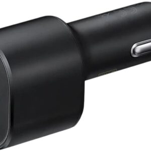 Carregador Isqueiro Duplo (USB-A + USB-C) Super Fast 45W+15W c/ Cabo USB-C (Preto) - SAMSUNG