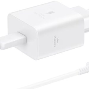 Carregador USB-C Super Fast Charging 45W c/ Cabo USB-C (Branco) - SAMSUNG