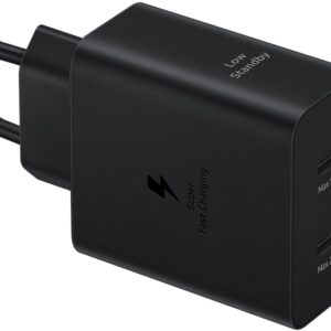 Carregador Super Fast Charging Duo 25W/50W c/ Cabo USB-C-USB-A 1,8mts (Preto) - SAMSUNG