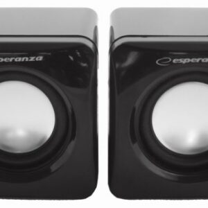 Colunas 2.0 Leggiero USB 6W (Preto) - ESPERANZA