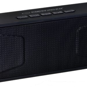 Coluna Bluetooth Port?til 2x 3W USB/FM/SD (Preto) - ESPERANZA