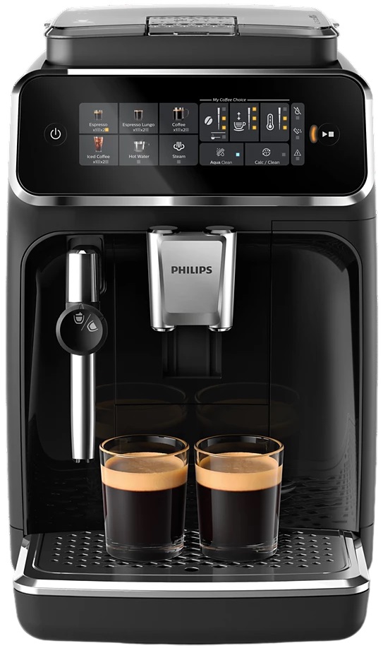 Máquina de Café Expresso Automática Serie 3300 EP3321/40 1.8L (Preto/Prateado) - PHILIPS