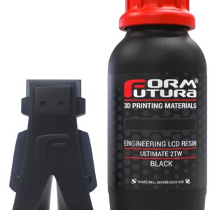 Resina Resistente a Temperatura e Intempéries p/ Impressão 3D Engineering 500ml (Preto) - FORMFUTURA
