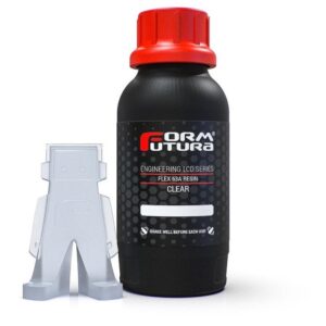 Resina Fl?xivel p/ Impress?o 3D Engineering LCD Flex 63A 500ml (Transparente) - FORMFUTURA