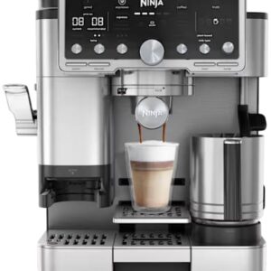M?quina de Caf? Expresso 3-EM-1 ES701EU Luxe Pro 2L 1650W (Preto/Prateado) - NINJA