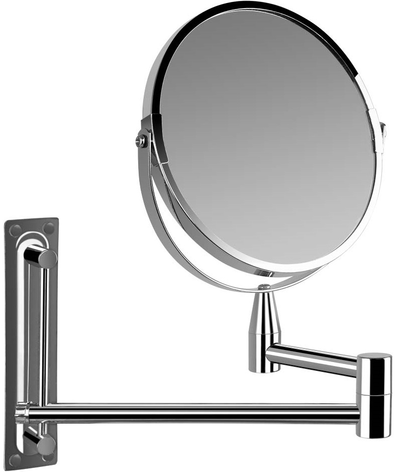 Espelho Cosmético c/ Suporte de Parede (17cm) - ORBEGOZO
