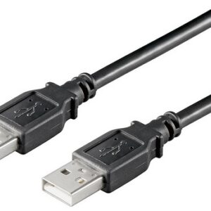 Cabo USB A Macho - USB A Macho 2.0 1.8m (Preto) - EWENT