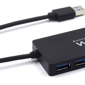 HUB USB 3.1 4 Portas (Preto) - EWENT