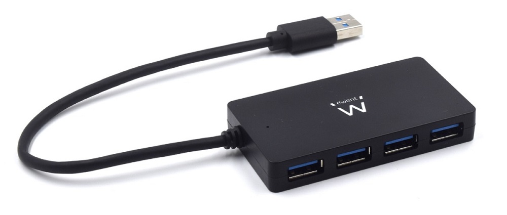 HUB USB 3.1 4 Portas (Preto) - EWENT
