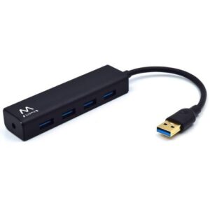 HUB USB3.0 (3.1 Gen 1) Type-A 480Mbit/s (Preto) - EWENT
