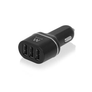 Adaptador/Carregador Isqueiro Autom?tico c/ 3x USB - EWENT