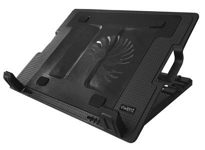 Base Cooler p/ Portátil 17 1000RPM (Preto) - EWENT
