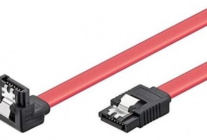 Cabo SATA - SATA Vermelho (50cm) - EWENT