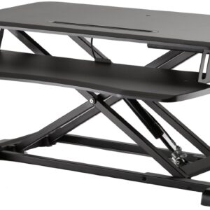Suporte de Mesa c/ Base e Elevação (Preto) - EWENT