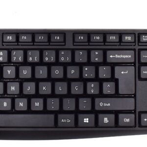 Teclado Professional USB com Teclas Silenciosas PT (Preto) - EWENT