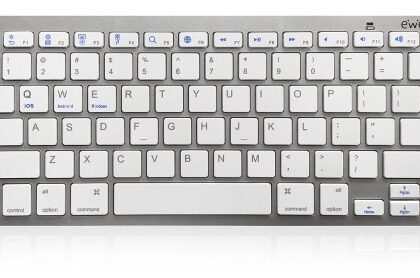 Teclado Bluetooth Ewent Compacto IOS/Android/Windows Prateado