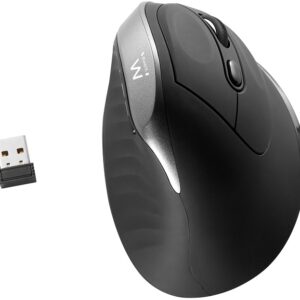 Rato Ergon?mico Wireless USB-A 2400DPI (Preto) - EWENT