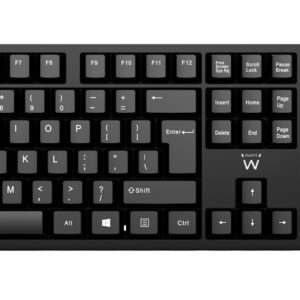 Pack Teclado PT + Rato Wireless (Preto) - EWENT