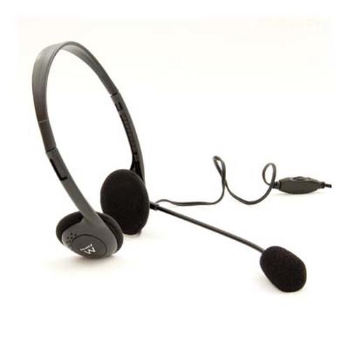 Auscultadores Headset c/ Microfone - EWENT