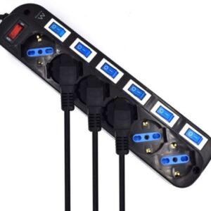 Extens?o Sextupla c/ Interruptor (1,5 mts) - EWENT