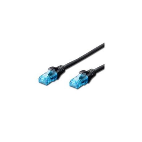 Cabo de Rede RJ45 Cat5e U/UTP Preto (1 metro) - EWENT